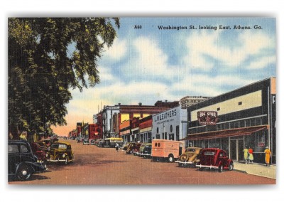 Athens, Georgia, Washington Street looking East