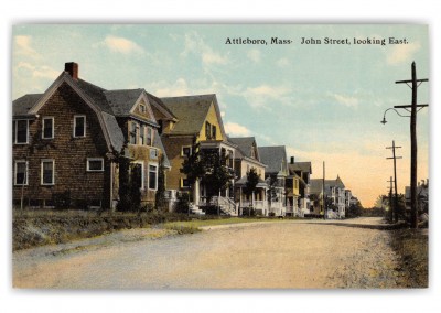 Attleboro, Massachusetts, John Street looking east