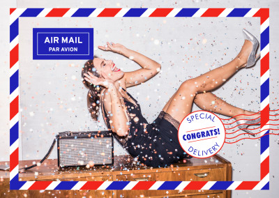 l'avion de la lettre de la conception