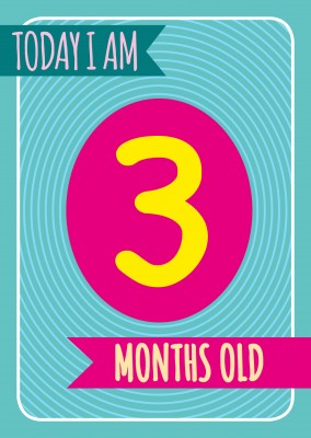 3 Months | Baby & Family Cards 👶👪 | Send real postcards online