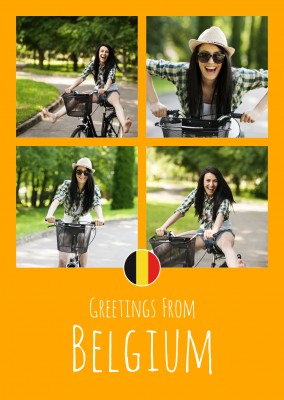 postcard Greetings from Belgium