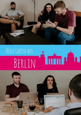 Meridian Design Postkarte Viele Grüsse aus Berlin