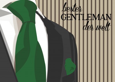 Over-Night-Design bester Gentleman der Welt
