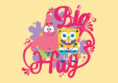 Big Hug - Spongebob characters
