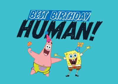 Spongebob - Best birthday Human!