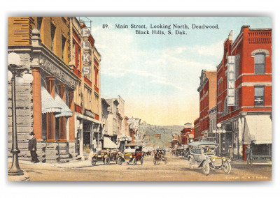 Black Hills, South Dakota, Main Street looking north, Deadwood