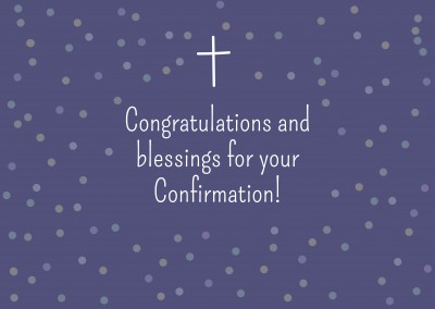 Congratulations and Blessings for your Confirmation