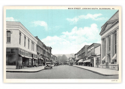 Bloomsburg, Pennsylvania, Main Street looking south