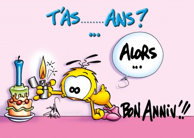 Le Piaf Cartoon Bon Anniv