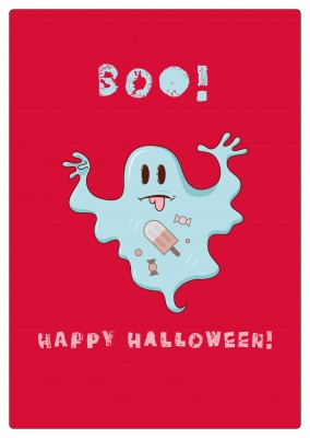 Boo! Bonne FÃªte D'Halloween!