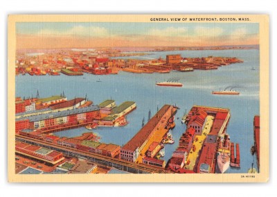 Boston, Massachusetts, general view of waterfront