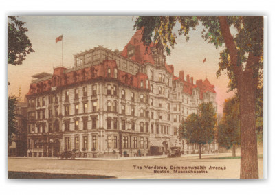 Boston, Massachusetts, the Vendome on Commonwealth avenue