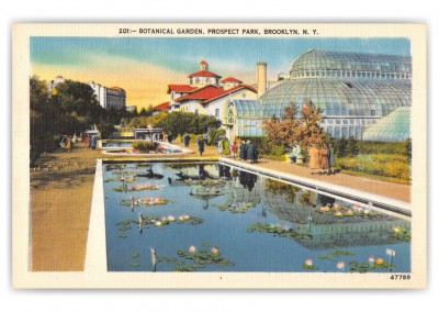 Brooklyn New York Botanical Garden Prospect Park Vintage