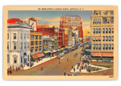 Buffalo, New York, Main Street looking north