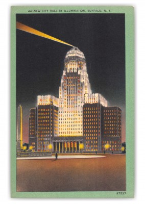 Buffalo, New York, New City Hall by Illumination