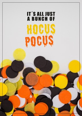 quote card It's just a bunch of hocus pocus