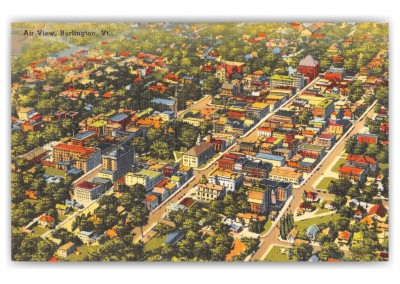 Burlington, Vermont, aerial view