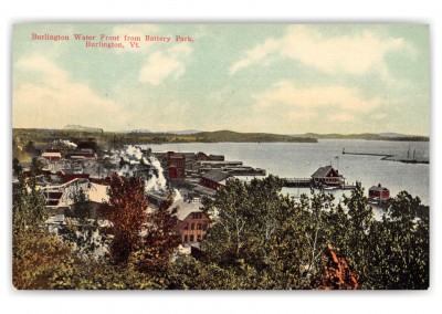 Burlington Vermont Burlington Water Front from Battery Park