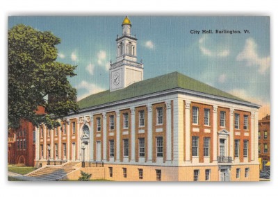 Burlington Vermont City Hall Exterior