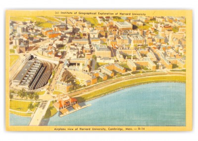 Cambridge, Massachusetts, Harvard University air view