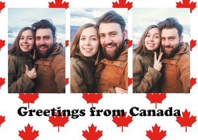 patrón de la bandera Canadiense