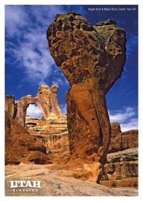 Angel Arch and Molar Rock Canyonlands