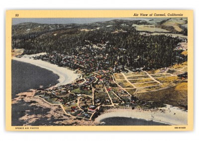 Carmel, California, air view