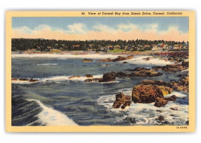 Carmel, California, carmel bay and scenic drive