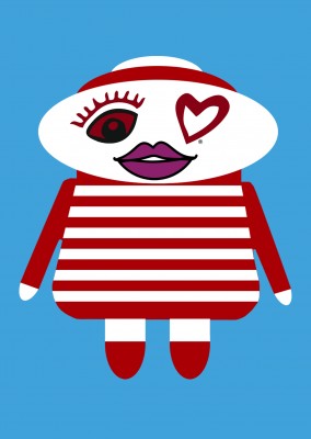 illustrazione Occhio-bambola