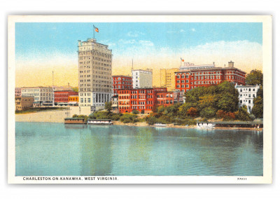 Charleston-on-Kanawha, West Virginia, city skyline