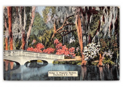 Charleston, South Carolina, Bridge in Magnolia Gardens