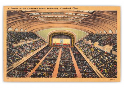 Cleveland Ohio Public Auditorium Interior