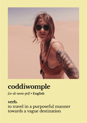 Coddiwomple definição