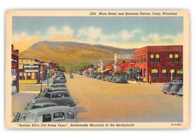 Cody, Wyoming, Main Street and Business District