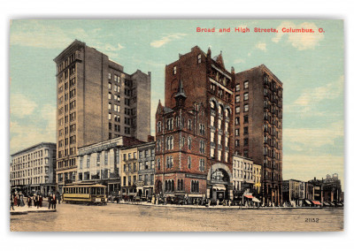 Columbus, Ohio, Broad and High Streets