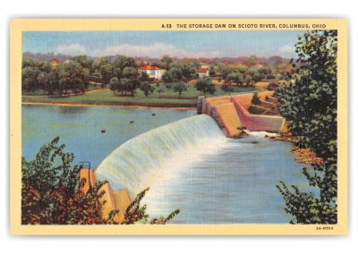 Columbus, Ohio, Storage Dam on Sciotot River