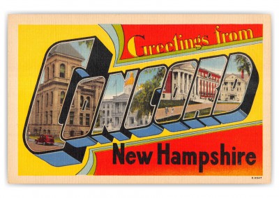 Concord, New Hampshire, Greetings from