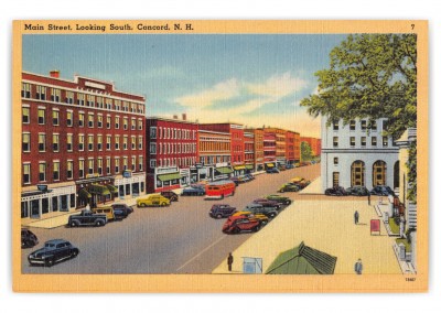 Concord, New Hampshire, Main Street looking south