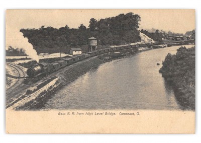 Conneaut Ohio Bess Railroad from High Level Bridge