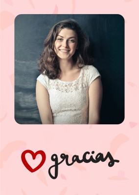 cartão-postal dizendo Gracias