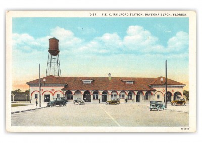 Daytona Beach Florida FEC Railroad Station