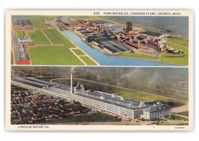 Detroit Michigan Fordson Plant Ford Motor Co Factory