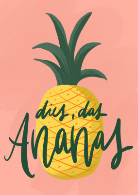 dies, das, Ananas