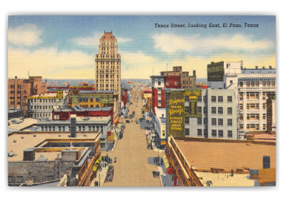 El Paso, Texas, Texas Street looking east