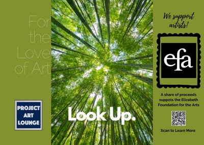 vykort Projektet Art Lounge: För Kärleken till Konsten kan Vi Stödja Konstnärer Elizabeth Foundation for the Arts