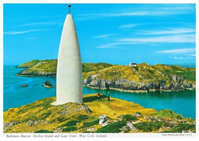 Le Beacon, Sherkin et l'Île du Cap Clair, à l'Ouest de Cork, Irlande