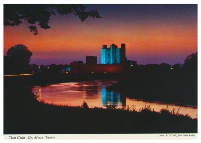 John Hinde photo d'Archive TTrim Château, Co.De Meath, Irlande