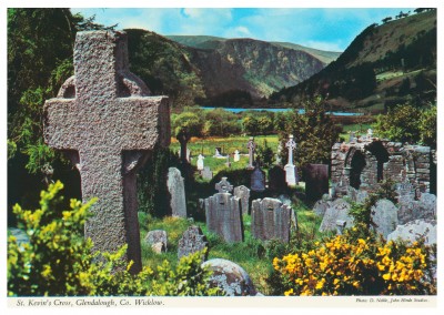John Hinde photo d'Archive de Saint Kevin Croix, Irlande