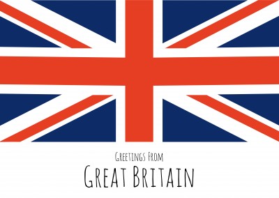 graphique drapeau de la Grande-Bretagne