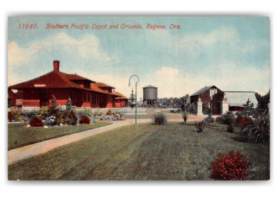 Eugene, Oregon, Southern Pacific Depot and Grounds